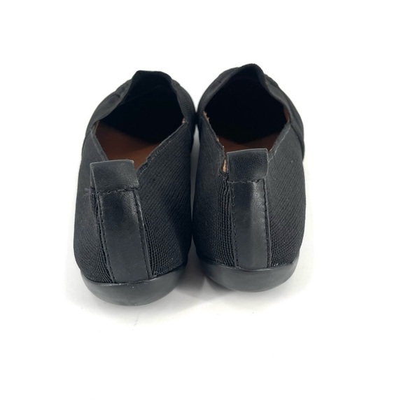 Donald Pliner Black Minimal Flats Loafers Stretch Knit Flat - Picture 6 of 8